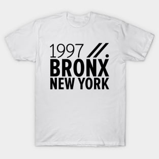 Bronx NY Birth Year Collection - Represent Your Roots 1997 in Style T-Shirt